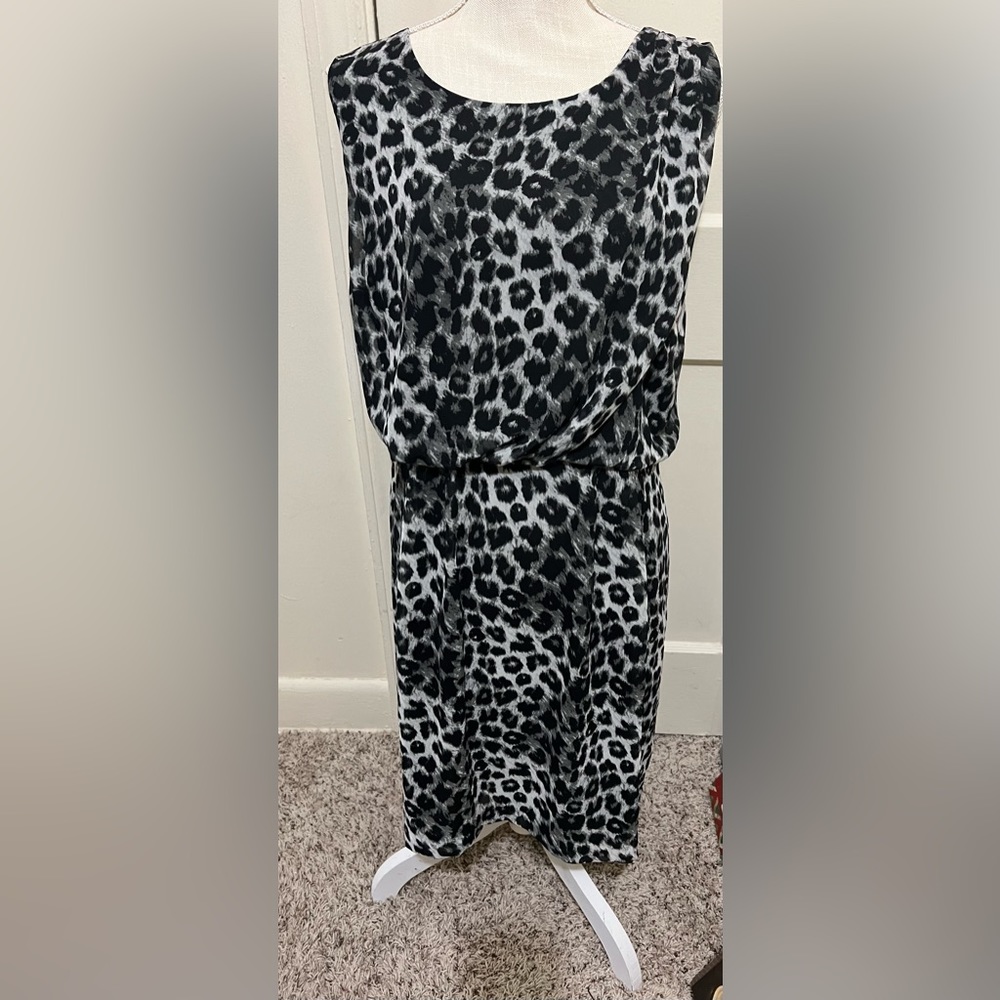 Leopard print dress